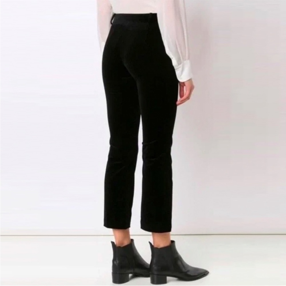 Frame Atelier black velvet cropped pants - Picture 3 of 10